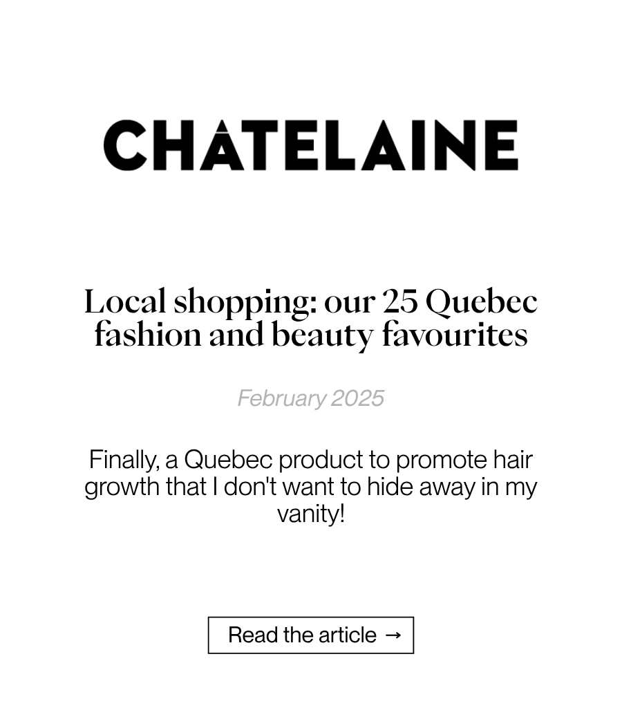 Châtelaine - Local shopping: our 25 Quebec fashion and beauty favourites