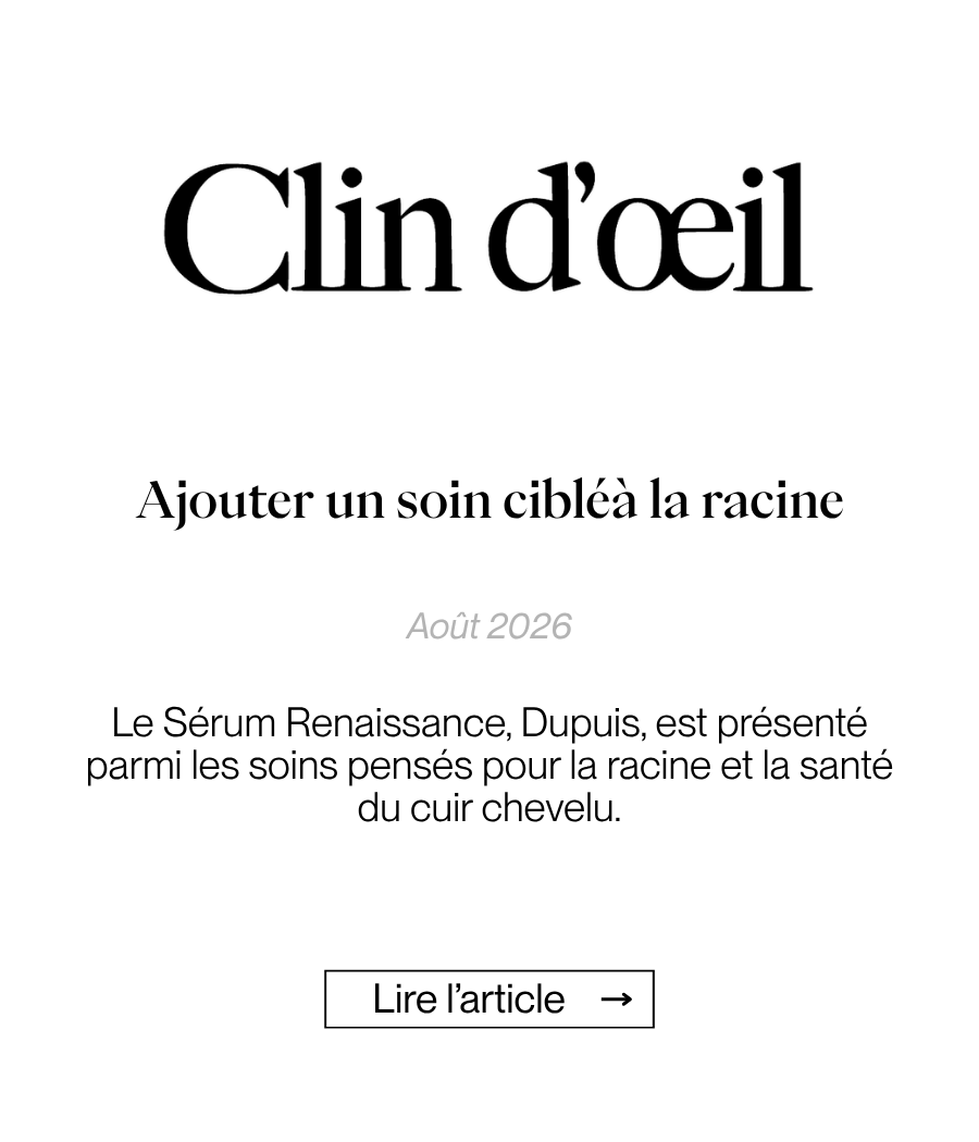 Clin d'œil - Ajouter un soin ciblé à la racine