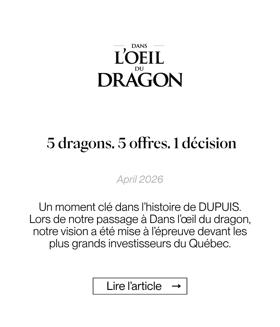 Dans l'œil du dragon - 5 dragons. 5 offres. 1 décision