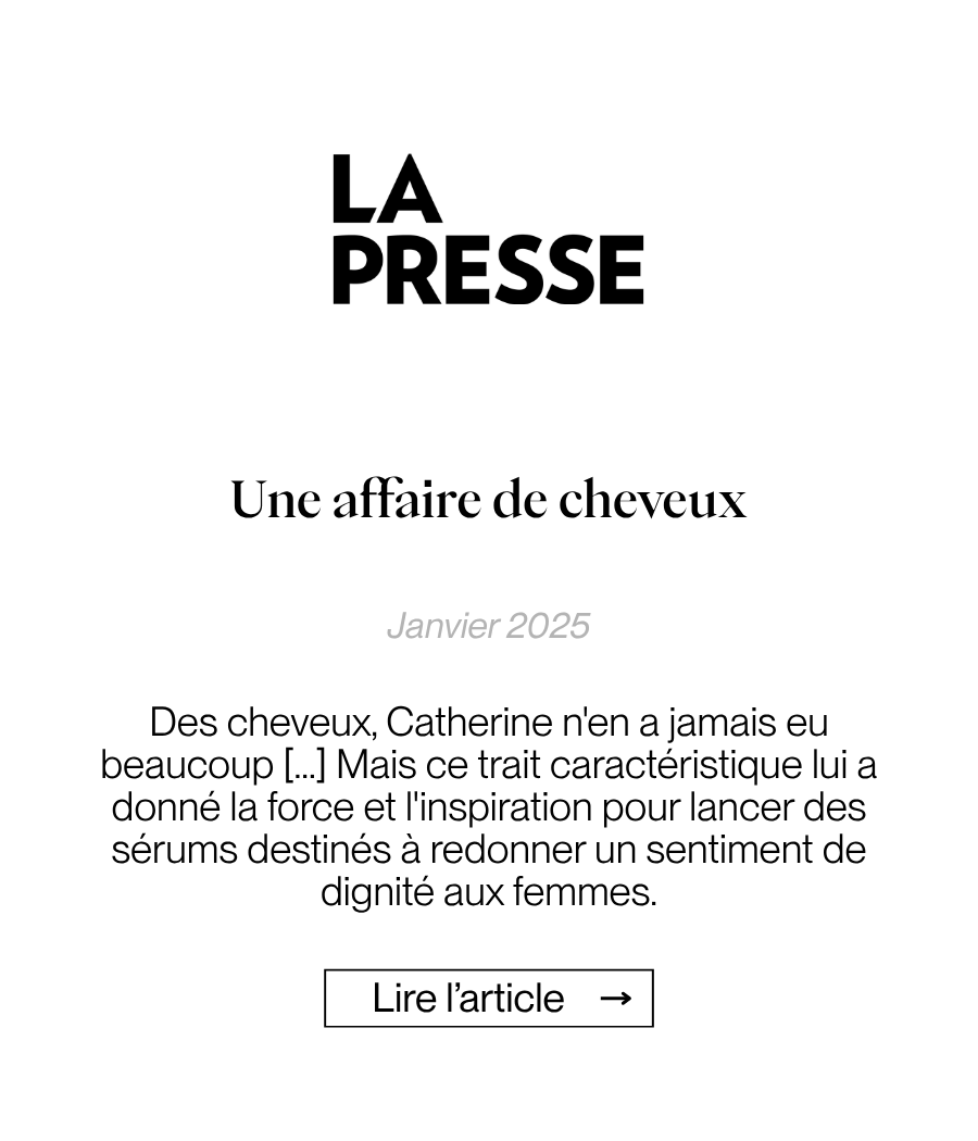 La Presse - Une affaire de cheveux
